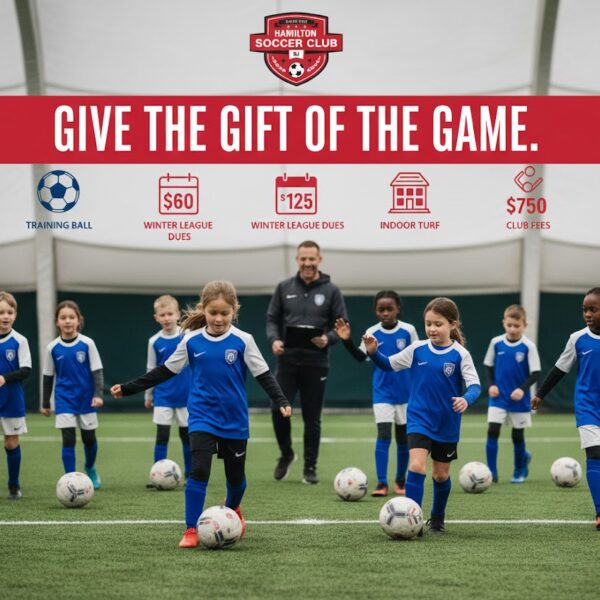 soccer players dribbling indoors